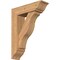 Ekena Millwork Funston Traditional Smooth Bracket w/ Offset Brace, Western Red Cedar, 7 1/2"W x 26"D x 34"H BKT0806X26X34FST01SWR - alternate 1